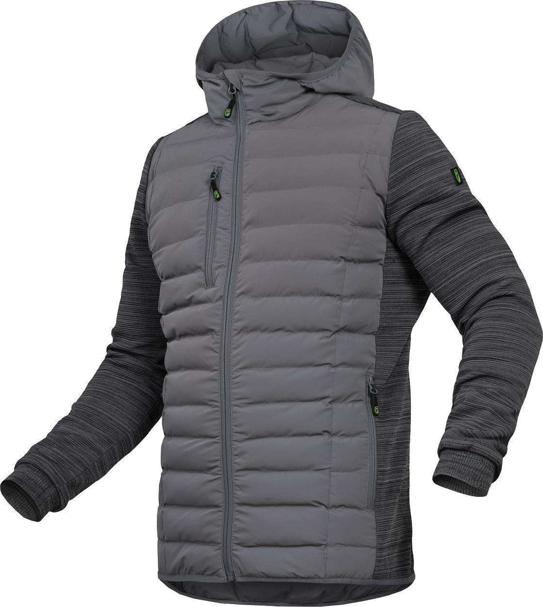 Leibwächter Hybridjacke Casual Line in Grau – Vorderansicht