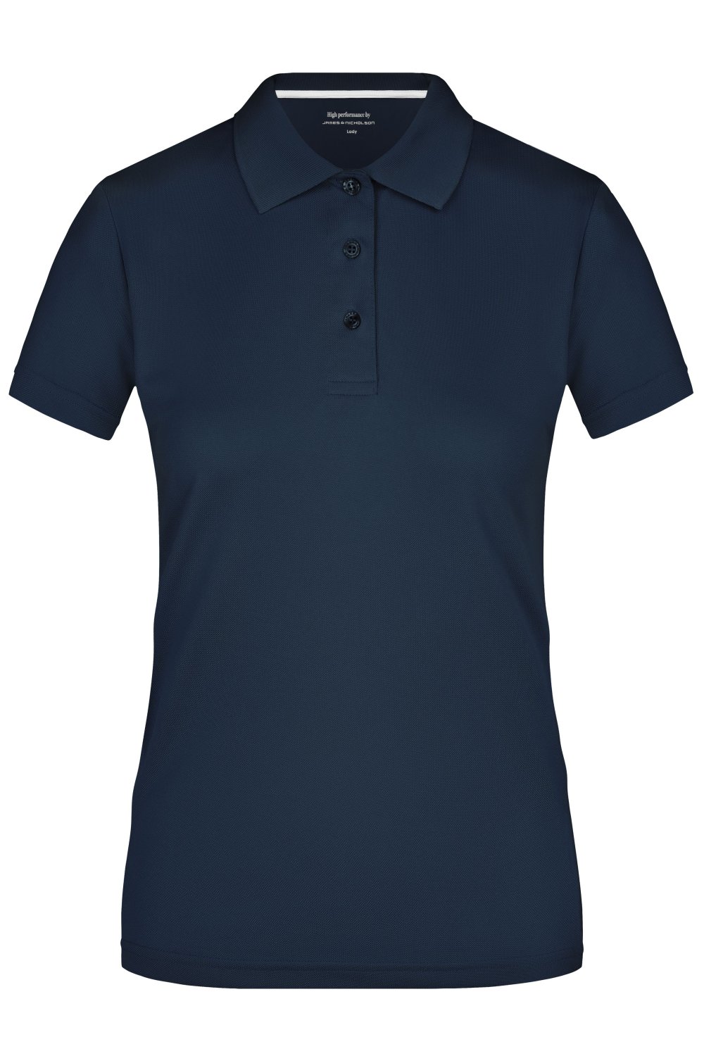 Daiber Ladies' Polo High Performance in Navy – Vorderansicht