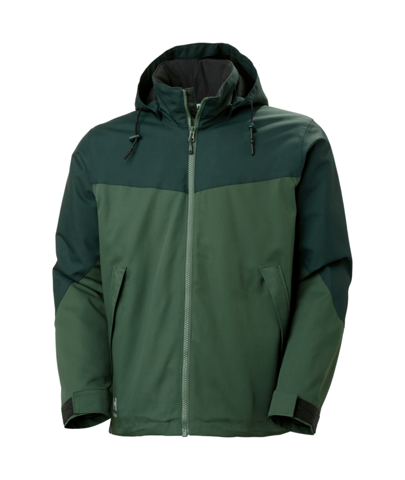 Helly Hansen Workwear OXFORD WINTER JACKET in Tanne/Darkest Tanne – Vorderansicht
