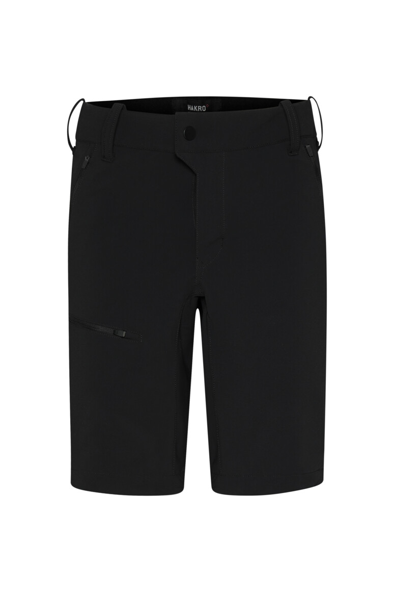 HAKRO 743 Funktionsshorts X-Stretch in Schwarz – Vorderansicht