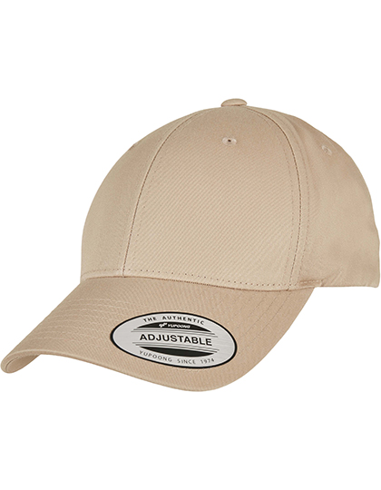 FLEXFIT Curved Classic Snapback in Khaki – Vorderansicht