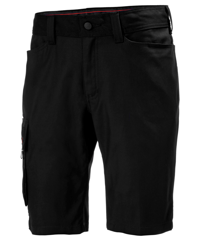Helly Hansen Workwear OXFORD SHORTS in Schwarz – Vorderansicht