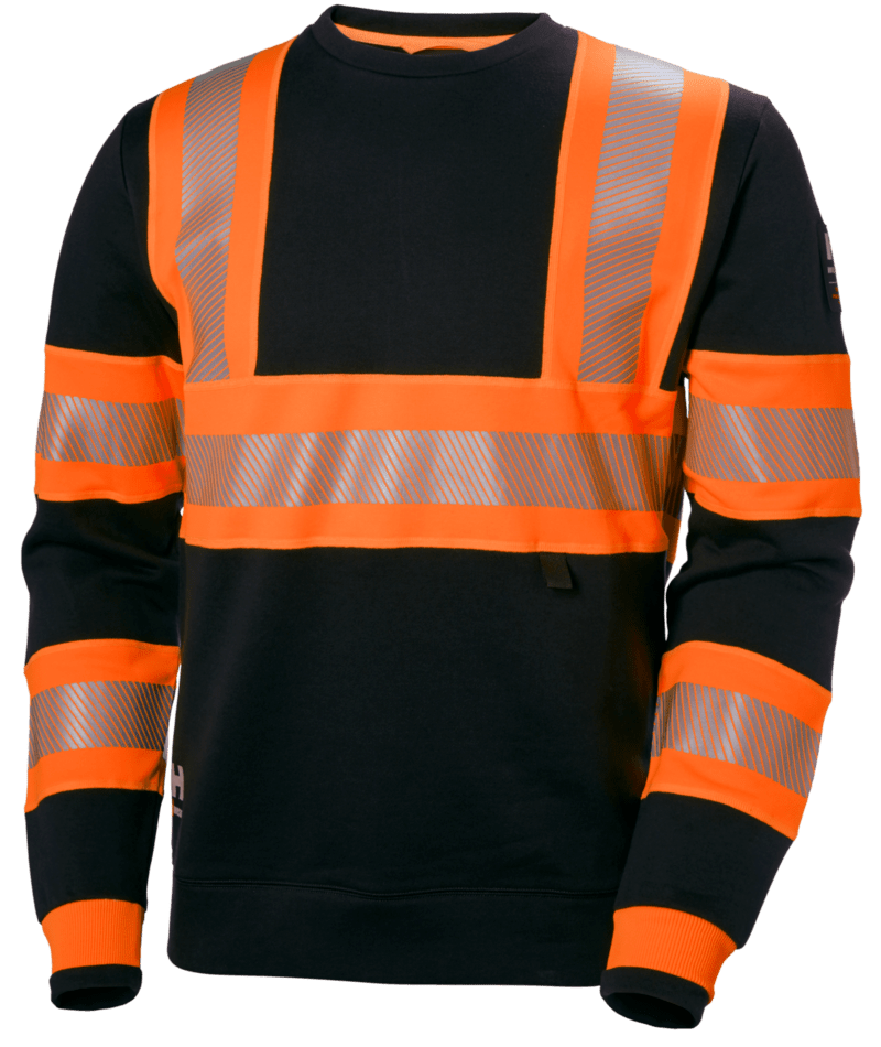 Helly Hansen Workwear ICU SWEATSHIRT in Orange/Anthrazit – Vorderansicht