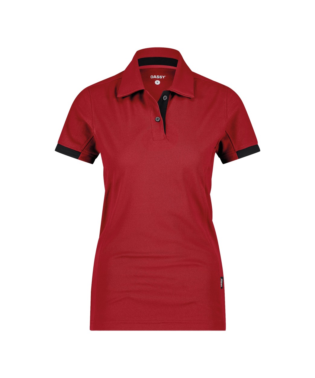 DASSY® Traxion Next Women in Rot/Schwarz – Vorderansicht