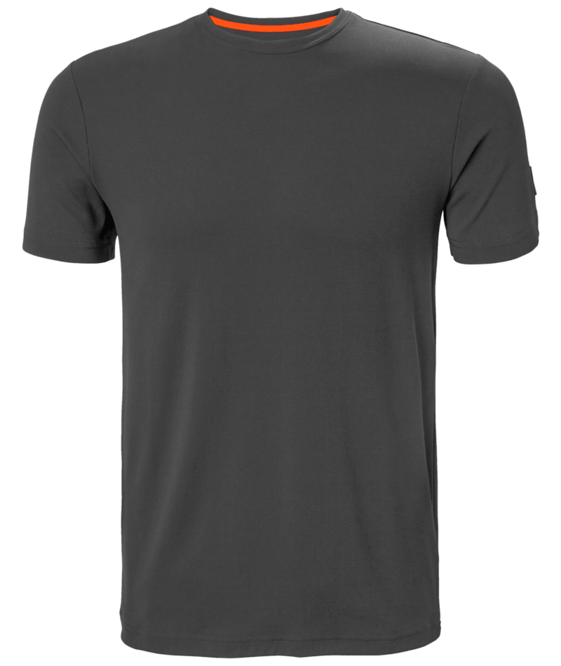 Helly Hansen Workwear TECH T-SHIRT in Anthrazit – Vorderansicht