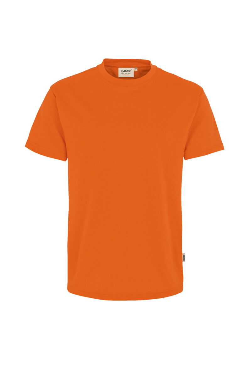 HAKRO 281 T-Shirt MIKRALINAR® in Orange – Vorderansicht