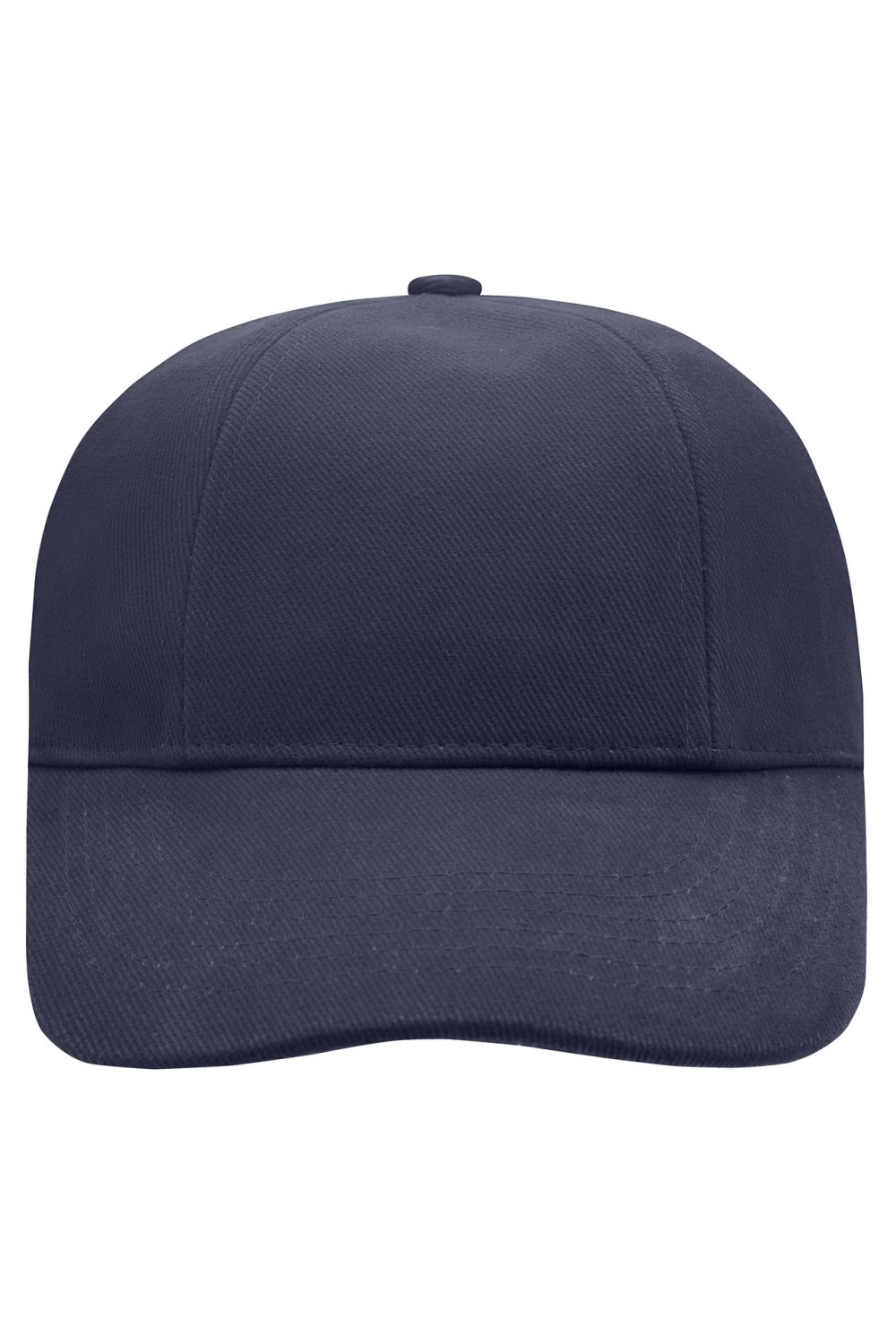 Daiber Turned 6 Panel Cap Laminated in Navy – Vorderansicht