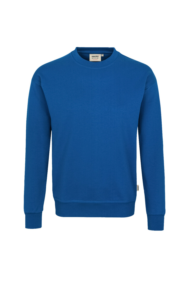 HAKRO 475 Sweatshirt MIKRALINAR® in Royalblau – Vorderansicht