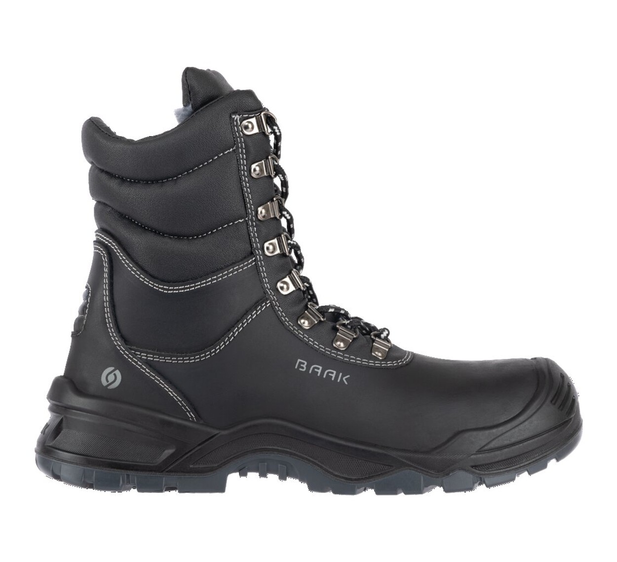 BAAK Winterschnürstiefel S3 CI FO LG SR MAGNUS2 in Schwarz – Vorderansicht