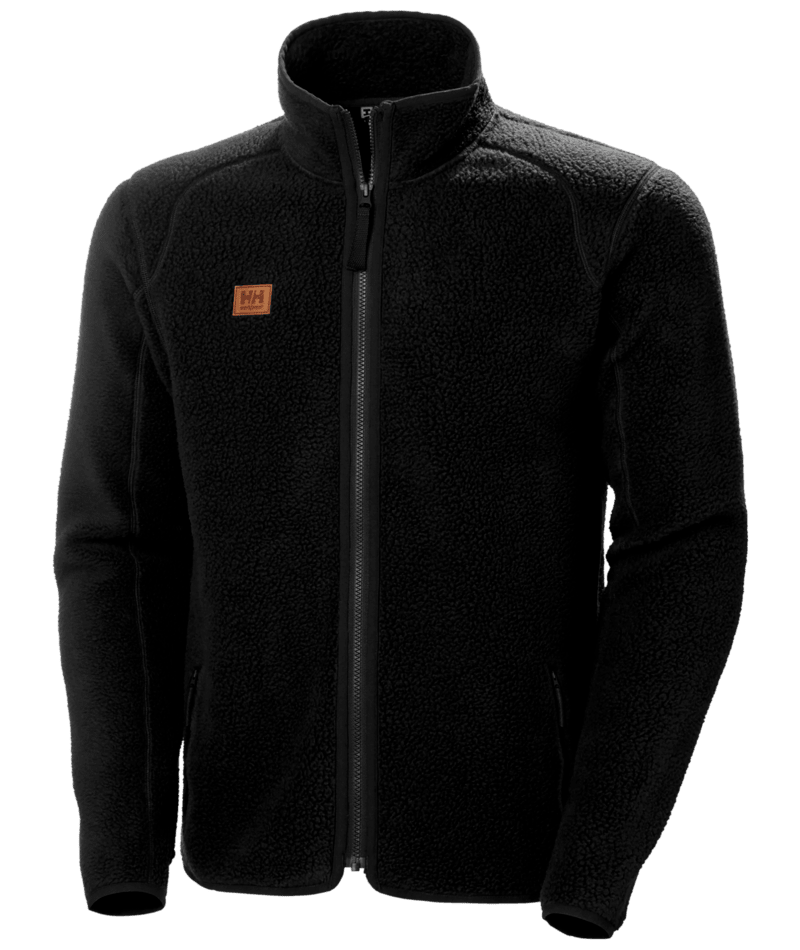 Helly Hansen Workwear HERITAGE PILE JACKET in Schwarz – Vorderansicht