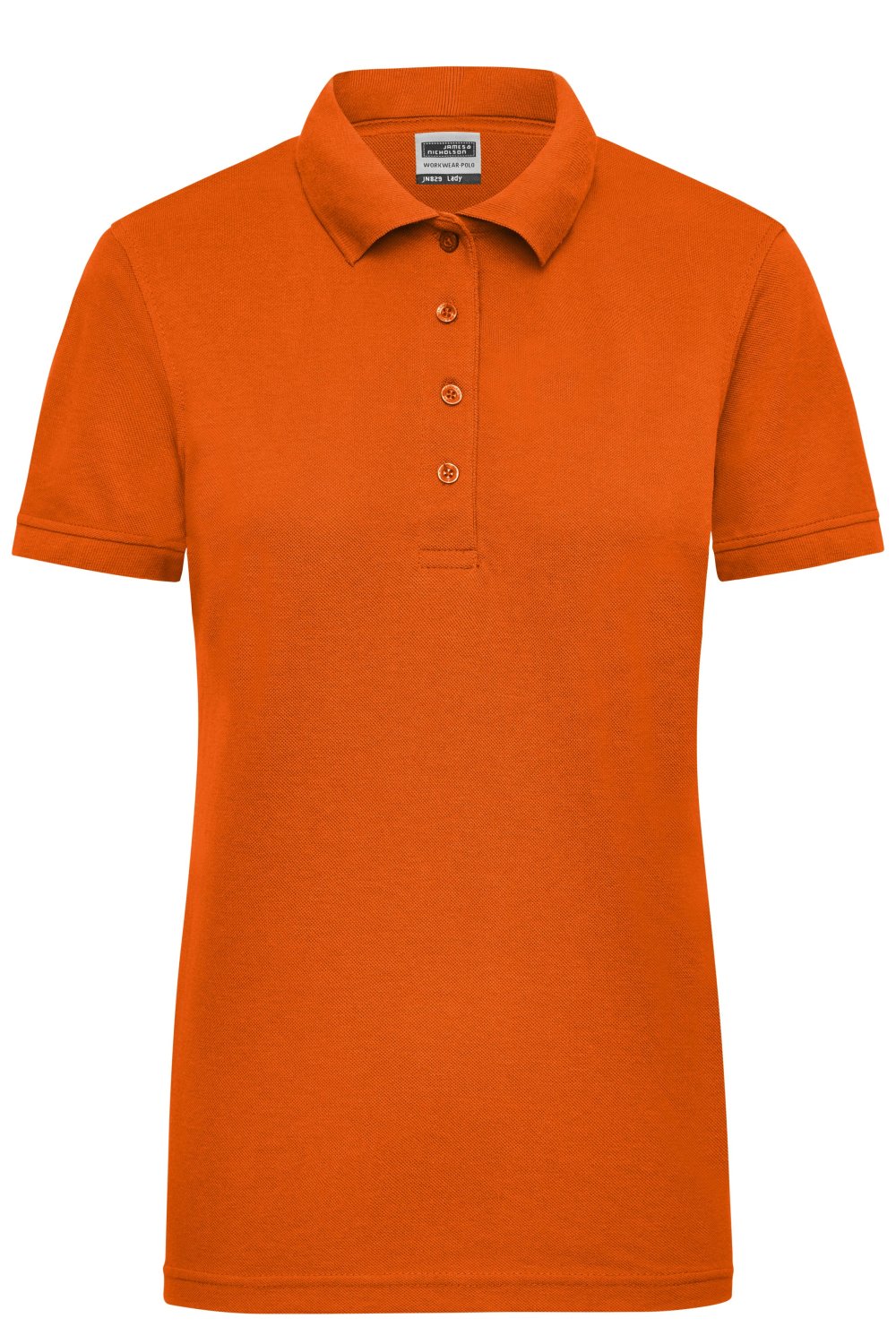 Daiber Ladies' Workwear Polo in Orange – Vorderansicht