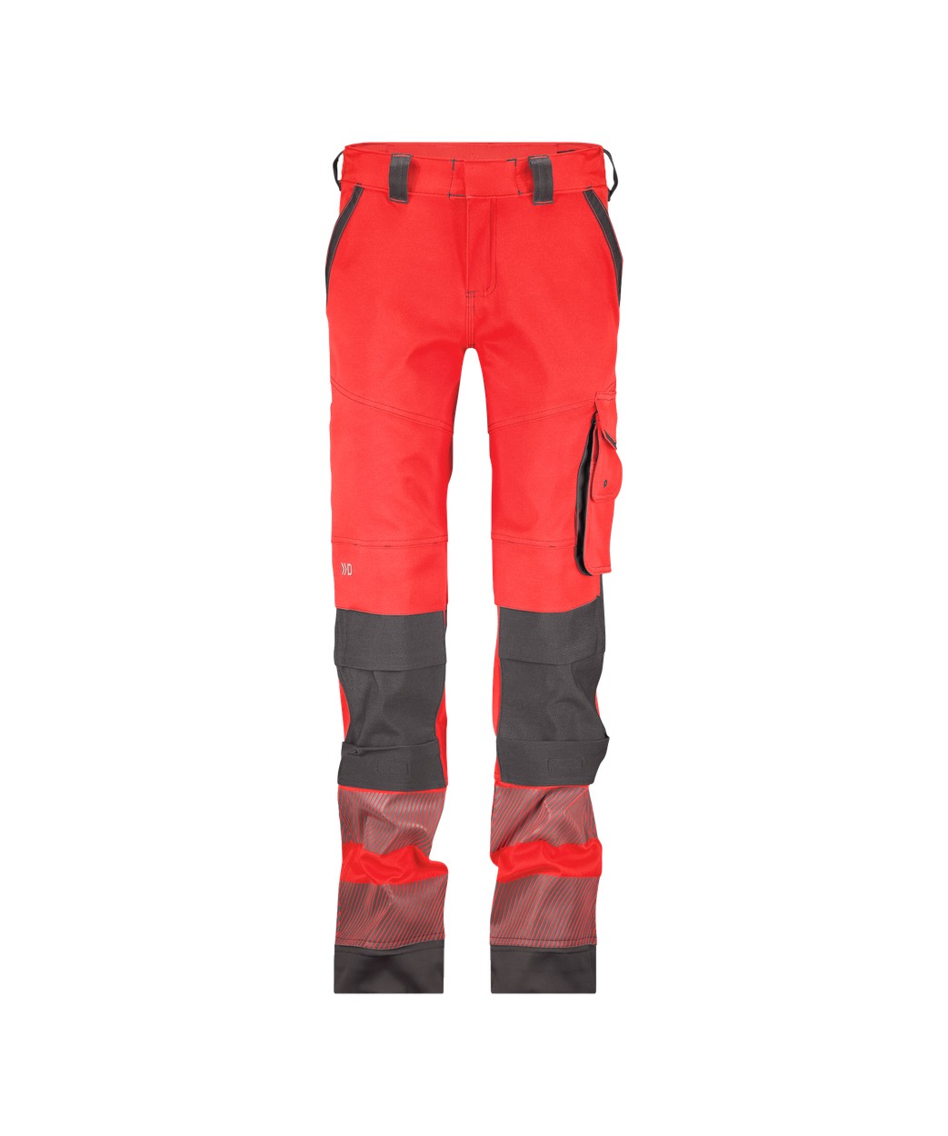 DASSY® Aruba Women in Neonrot/Zementgrau – Vorderansicht