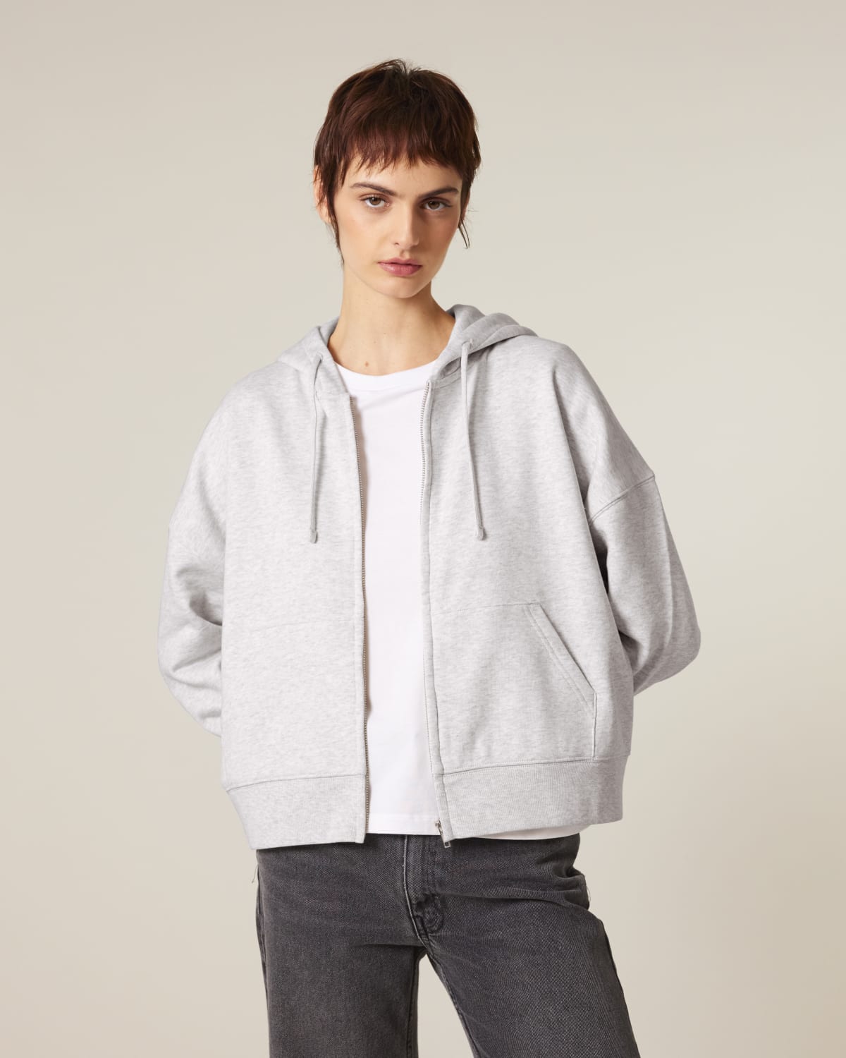 Stanley Stella Stella Ida in Cool Heather Grey – Modellansicht