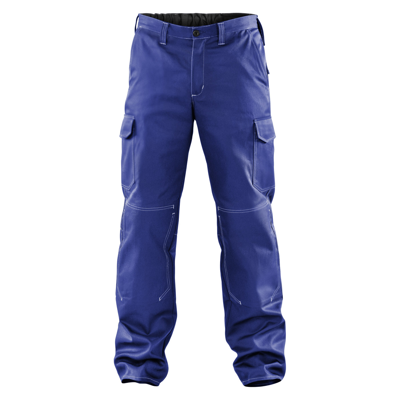 Kübler ORGANIQ Cargohose in Kbl.blau – Vorderansicht