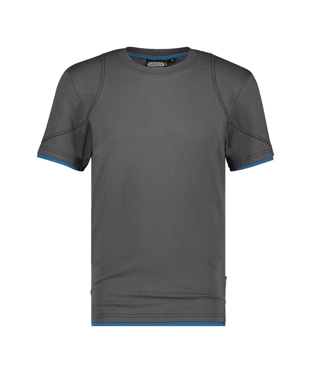 DASSY® Kinetic in Anthrazitgrau/Azurblau – Vorderansicht