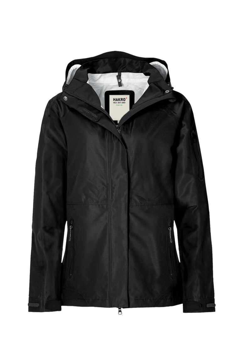 HAKRO 250 Damen Activejacke in Schwarz – Vorderansicht