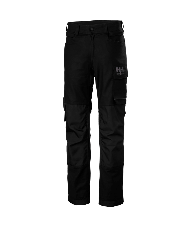 Helly Hansen Workwear W OXFORD 2.0 CNCT PANT in Schwarz – Vorderansicht