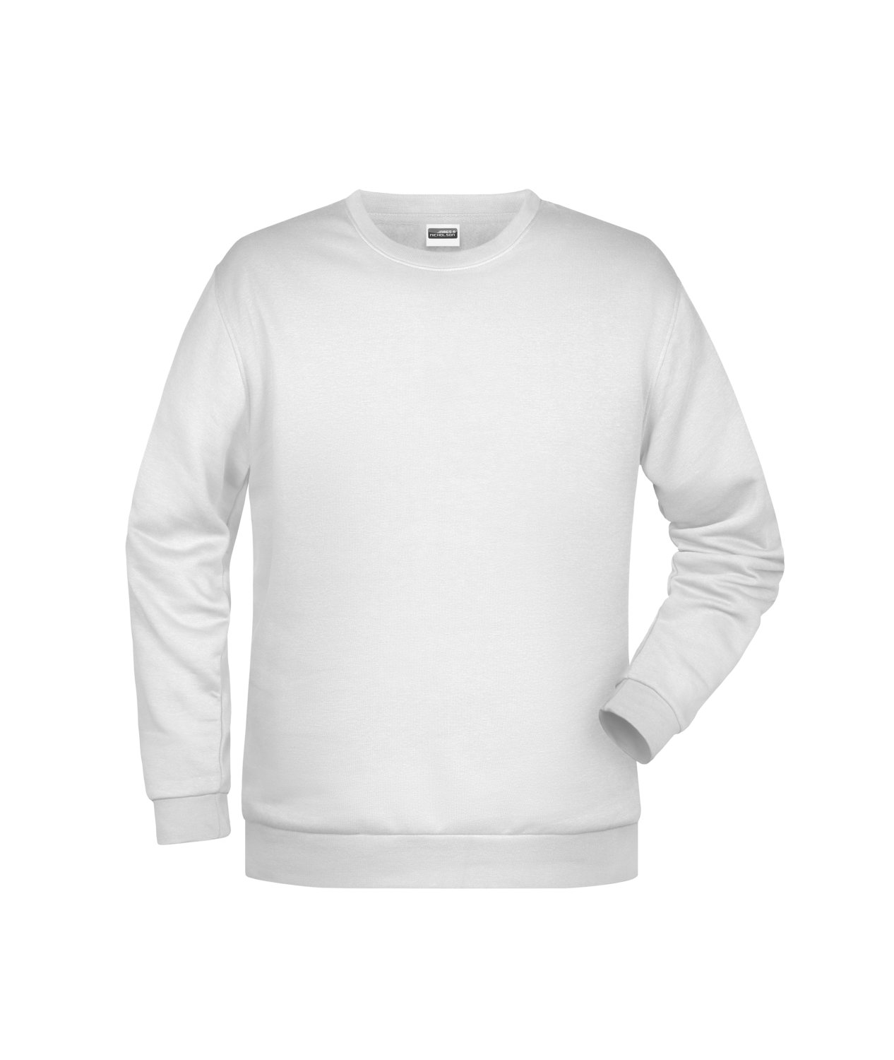 Daiber Men's Promo Sweat in White – Vorderansicht