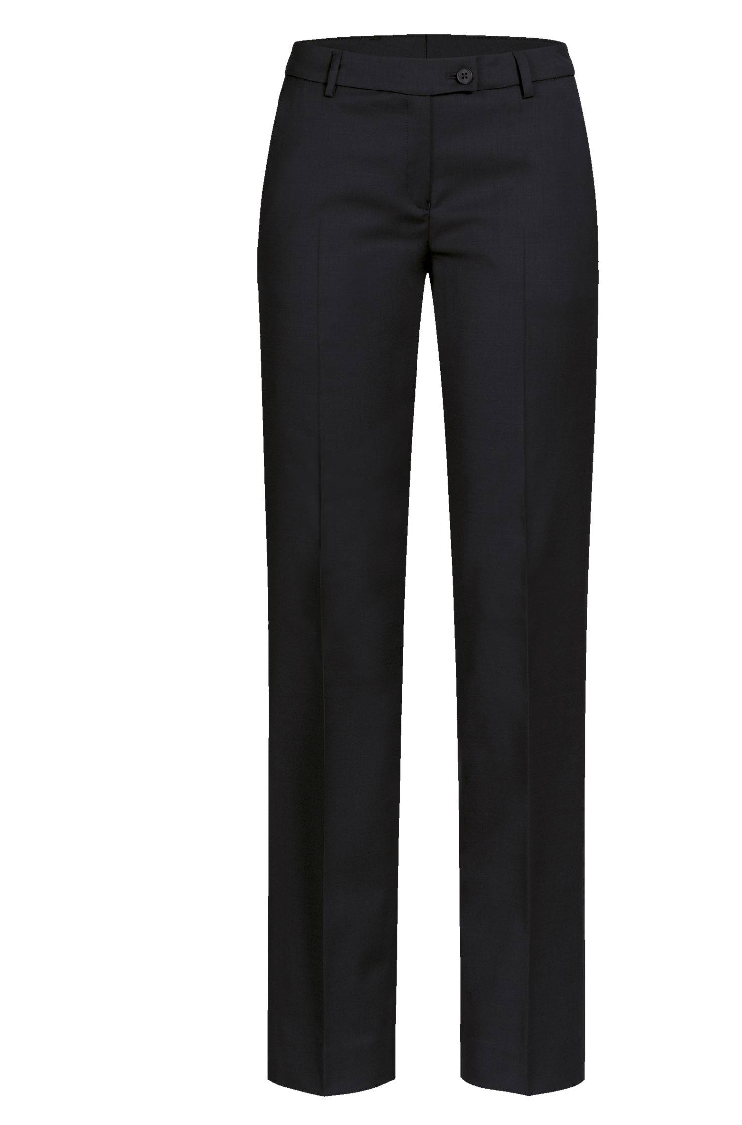 Greiff Damen-Hose RF Modern 37.5 in Schwarz – Vorderansicht