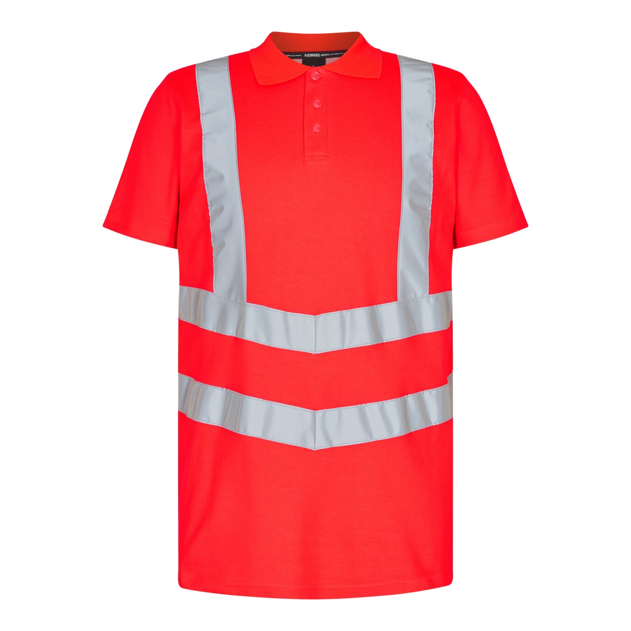 ENGEL Safety 9546-182 Poloshirt in Rot – Vorderansicht
