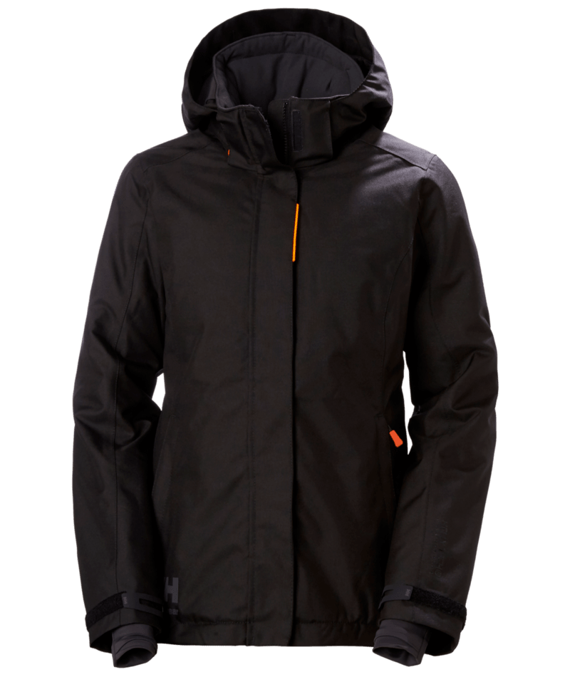 Helly Hansen Workwear W KENSINGTON WINTER JACKET in Schwarz – Vorderansicht