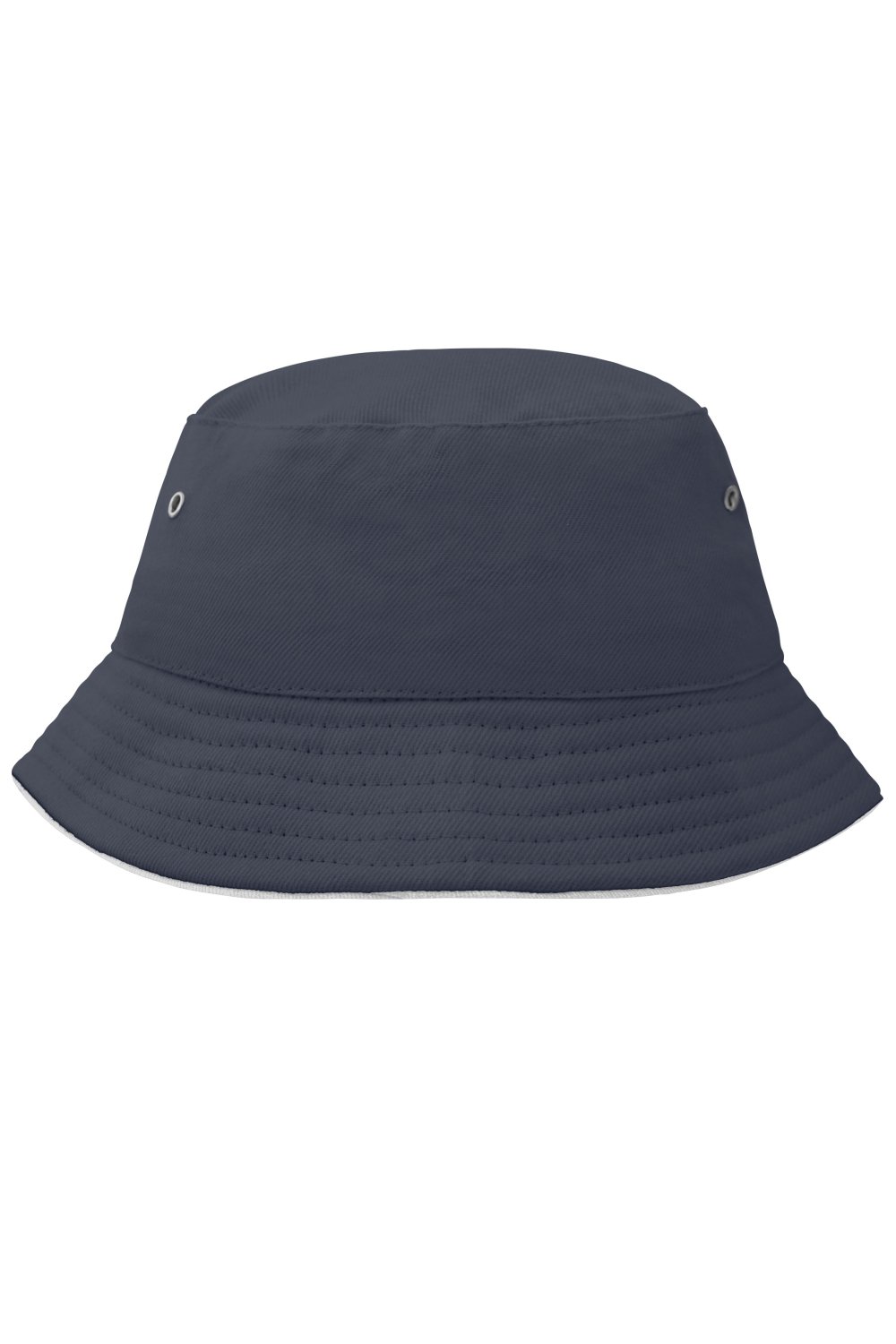Daiber Fisherman Piping Hat for Kids in Navy/White – Vorderansicht