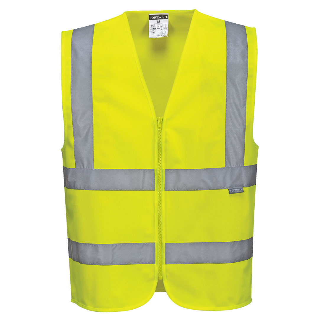 Portwest Hi-Vis Band and Brace Vest in Gelb – Vorderansicht