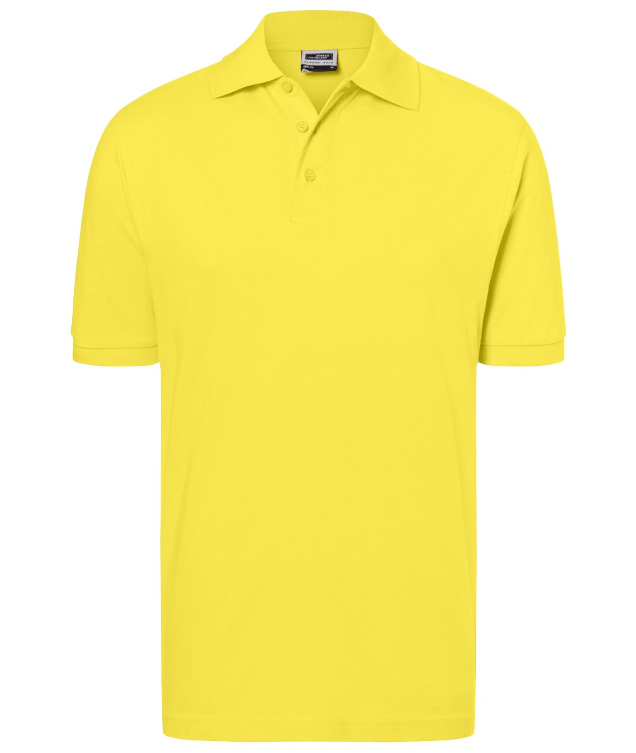 Daiber Classic Polo in Yellow – Vorderansicht