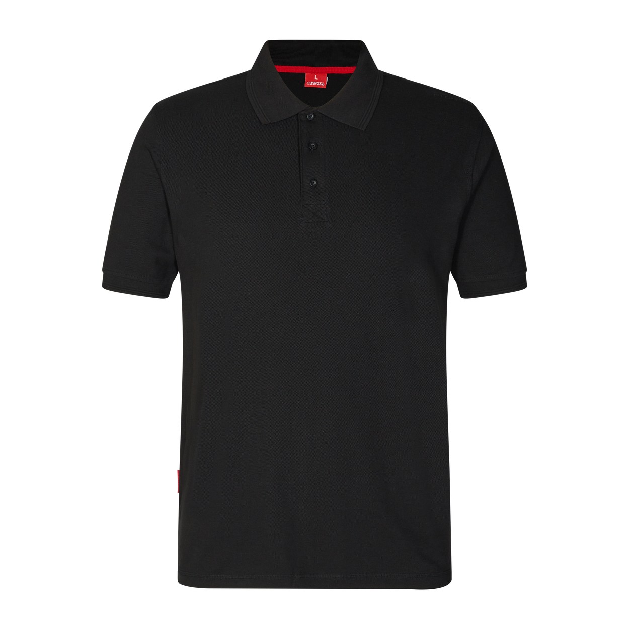 ENGEL Extend 9045-178 Poloshirt in Schwarz – Vorderansicht