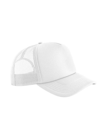 Beechfield Classic Foam Trucker in White – Vorderansicht