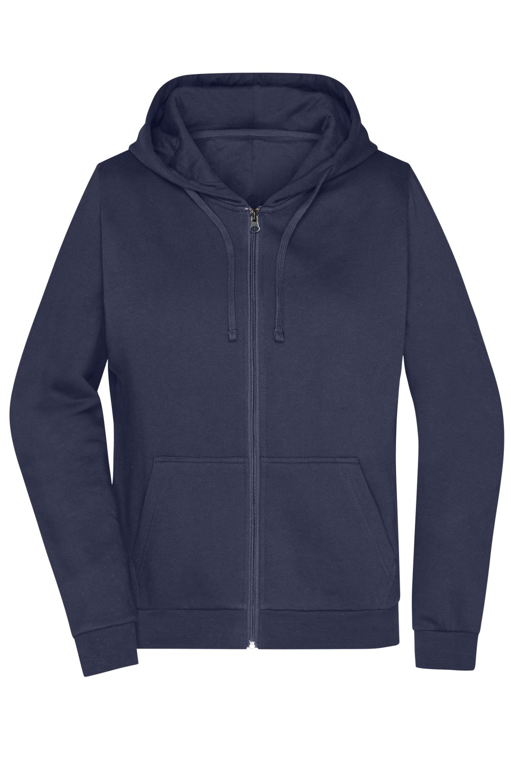 Daiber Ladies' Promo Zip Hoody in Navy – Vorderansicht