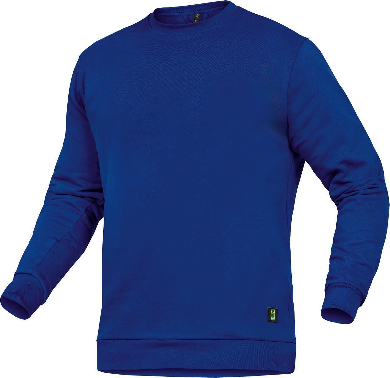 Leibwächter Rundhals-Sweater "Alex" Classic Line in Kornblau – Vorderansicht