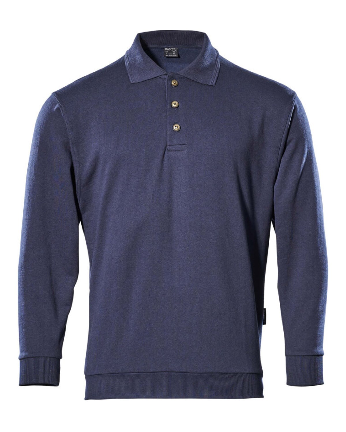 MASCOT Trinidad Polo-Sweatshirt in Marine – Vorderansicht