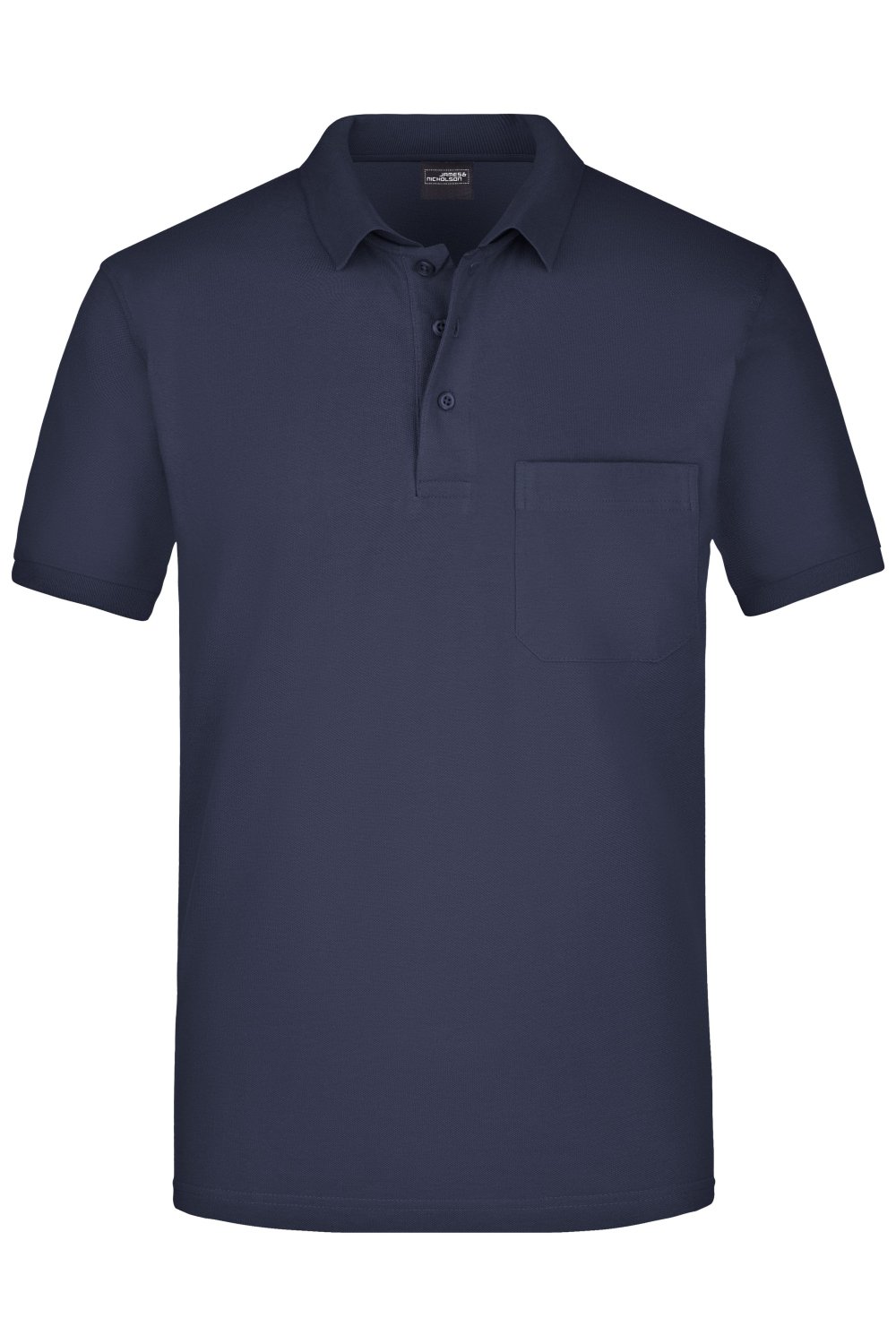 Daiber Men's Polo Pocket in Navy – Vorderansicht