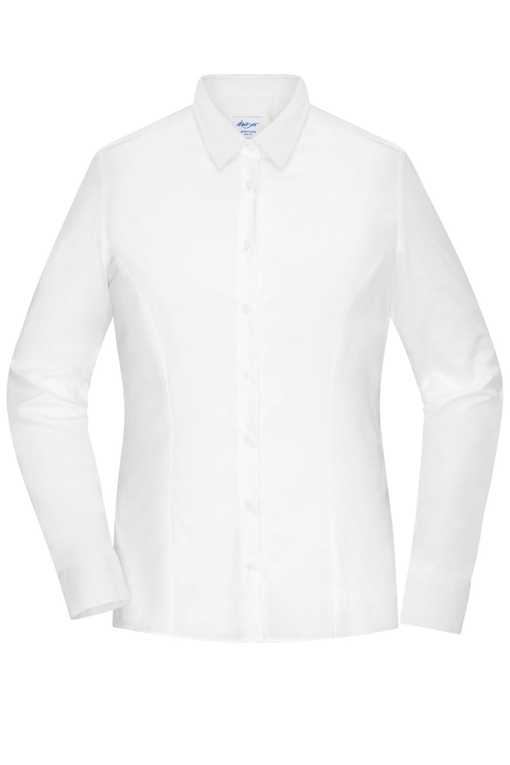 Daiber Ladies' Shirt - SLIM FIT - in White – Vorderansicht