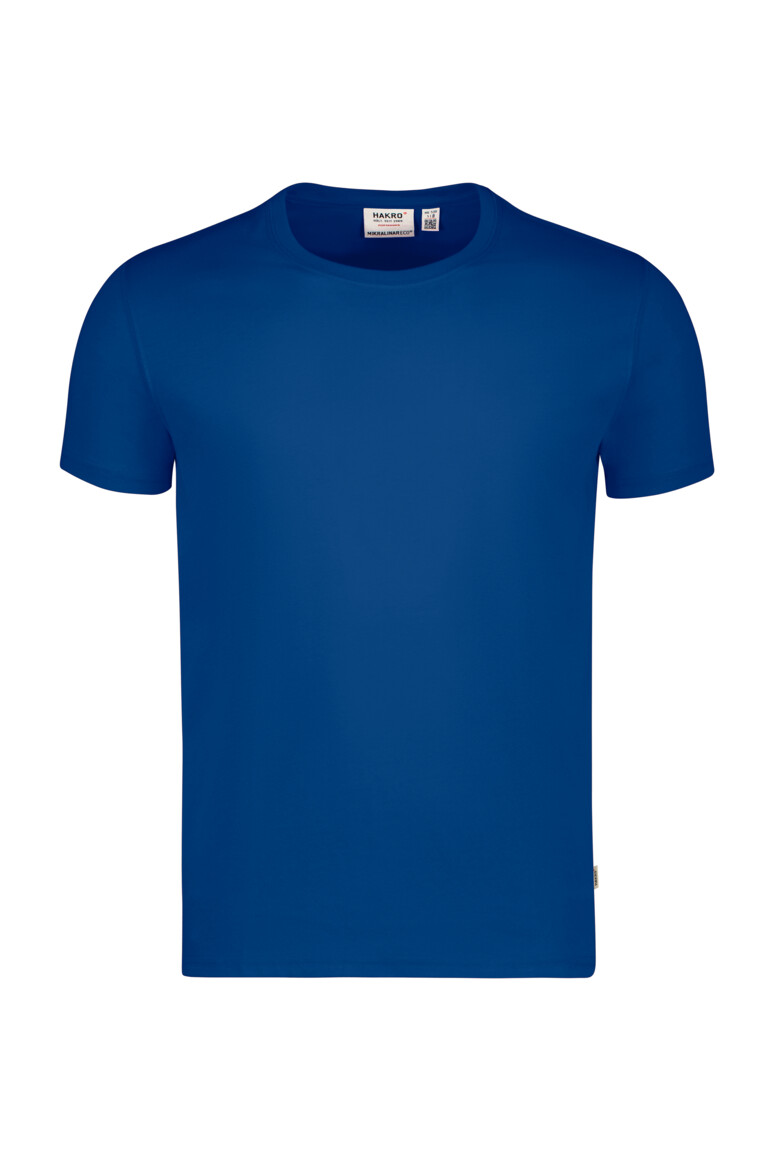 HAKRO 530 T-Shirt MIKRALINAR® ECO in Royalblau – Vorderansicht