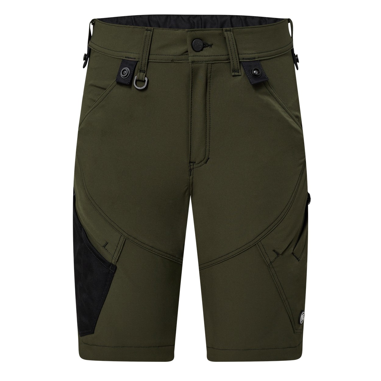 ENGEL X-treme 6361-317 Damen Arbeitsshorts mit 4-Wege Stretch in Forest Green – Vorderansicht