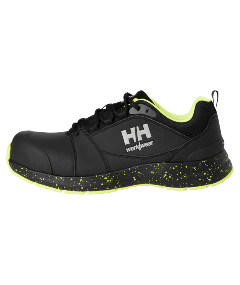 Helly Hansen Workwear MANCHESTER MXR LOW S3S in Schwarz/Gelb – Vorderansicht