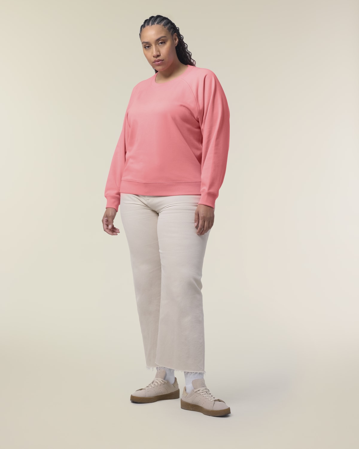 Stanley Stella Stella Clara in Pink Joy – Modellansicht