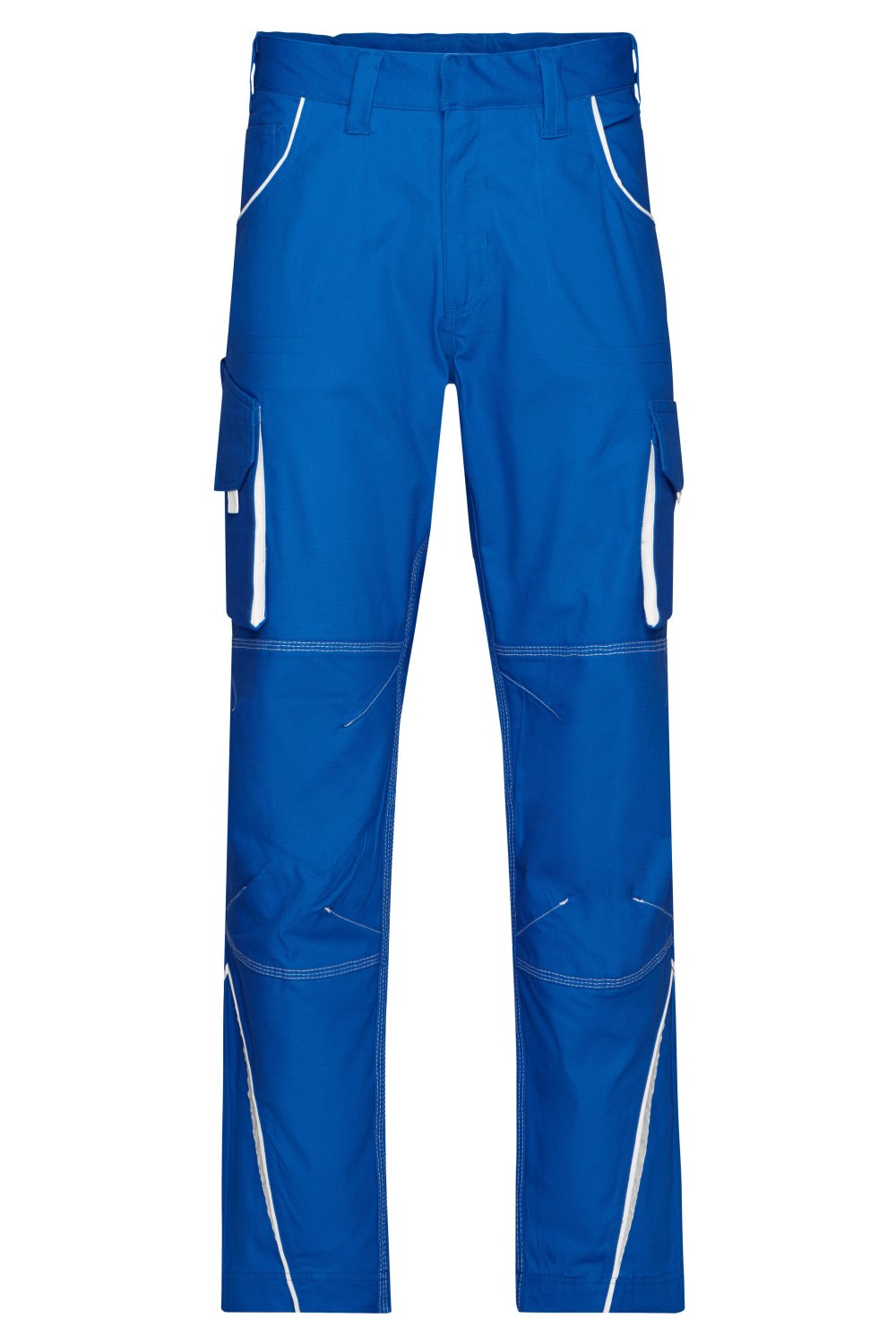 Daiber Workwear Pants - COLOR - in Royal/White – Vorderansicht