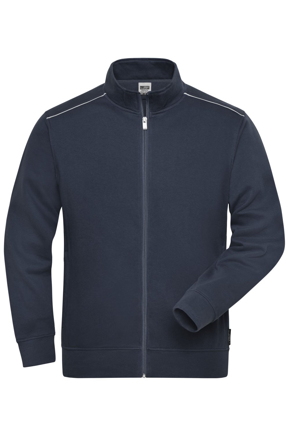 Daiber Workwear Sweat Jacket - SOLID - in Navy – Vorderansicht