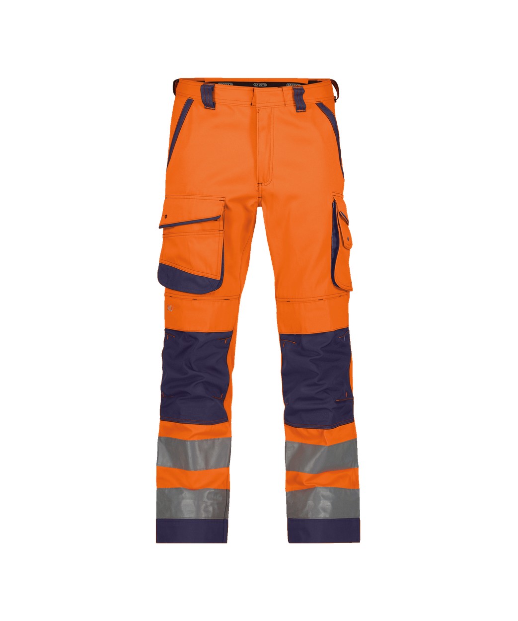 DASSY® Chicago in Neonorange/Dunkelblau – Vorderansicht