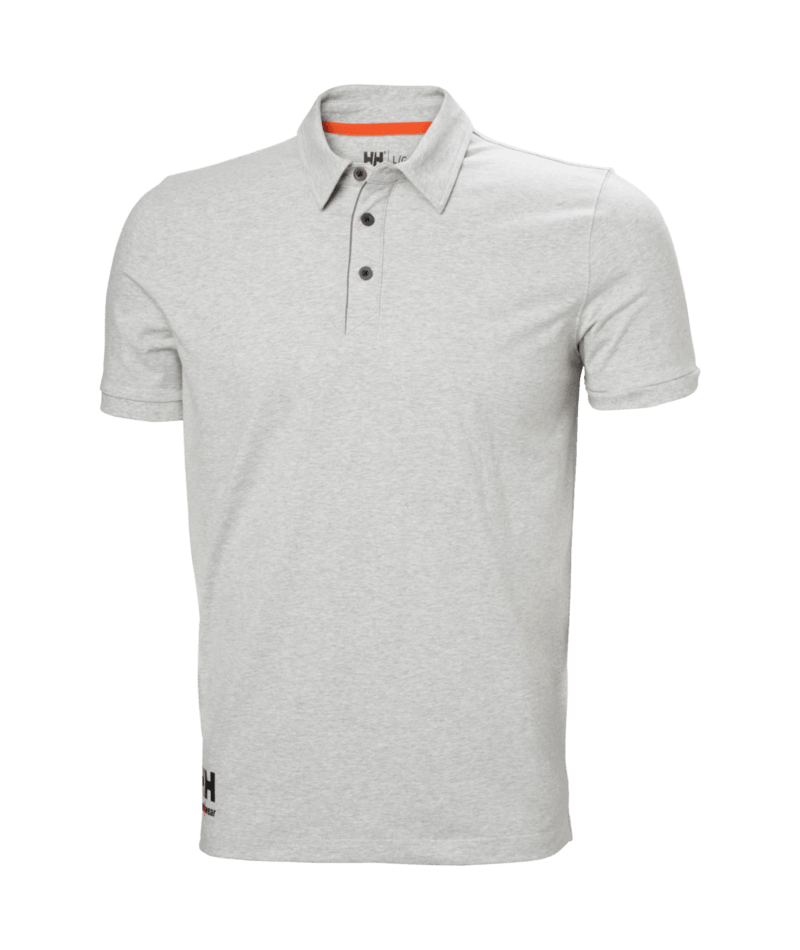Helly Hansen Workwear EVO POLO in Grau Meliert – Vorderansicht