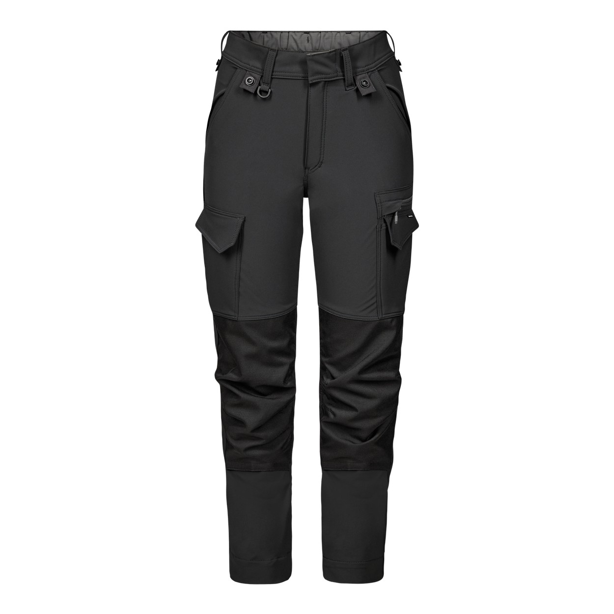 ENGEL Entire 2341-234 Damen Arbeitshose mit 4-Wege-Stretch in Anthrazitgrau/Schwarz – Vorderansicht