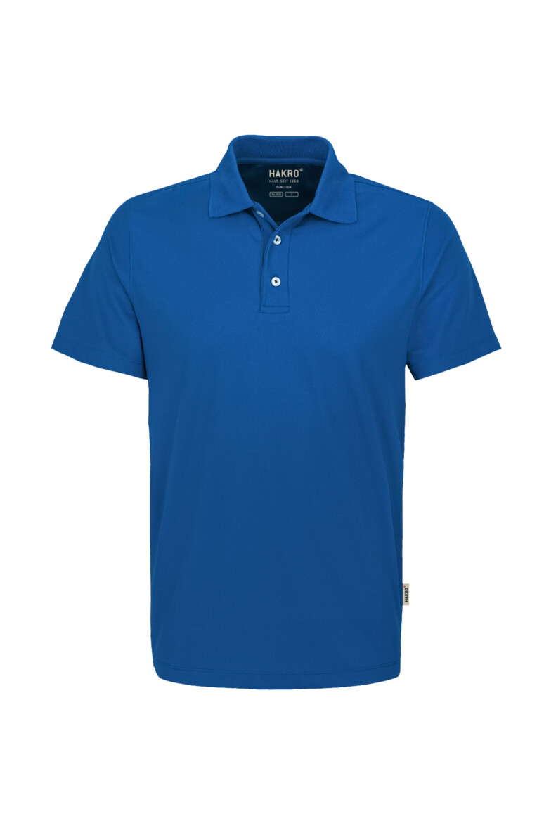 HAKRO 806 Poloshirt COOLMAX® ECO in Royalblau – Vorderansicht
