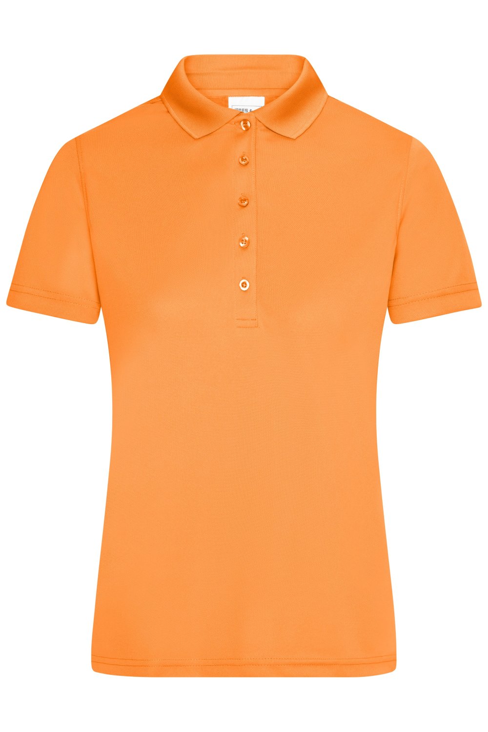 Daiber Ladies' Active Polo in Orange – Vorderansicht