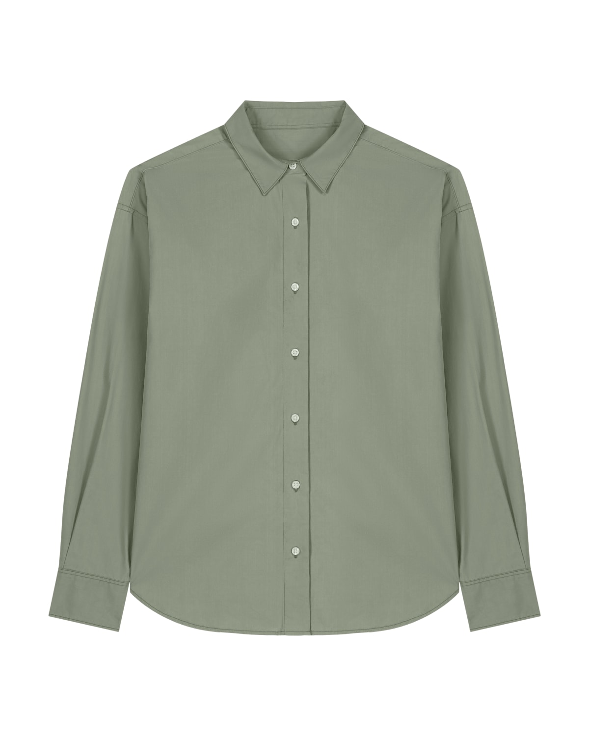 Stanley Stella Stanley Styler Shirt in Soft Khaki – Vorderansicht