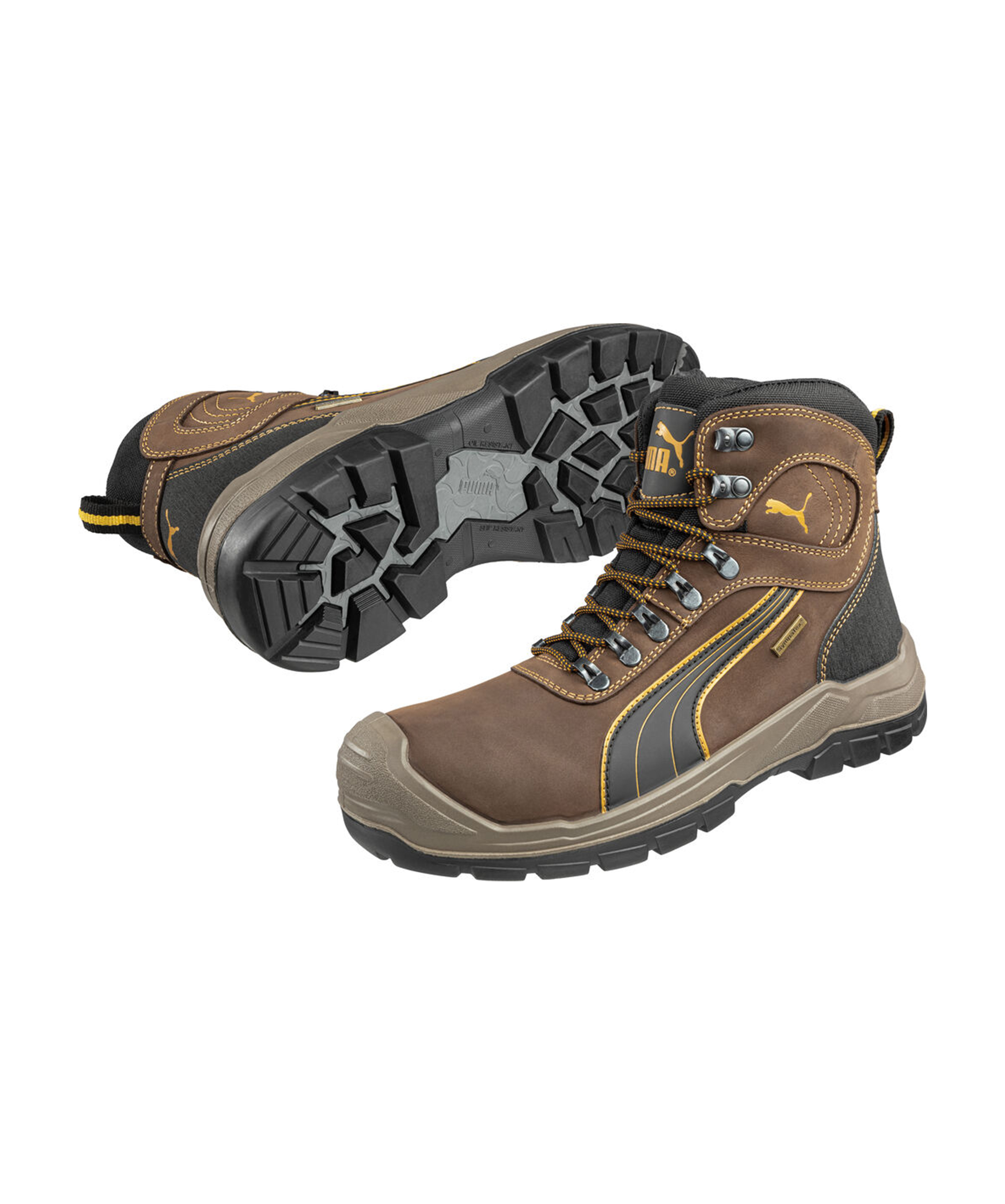 PUMA SAFETY Sierra Nevada Mid S7S in Braun – Vorderansicht