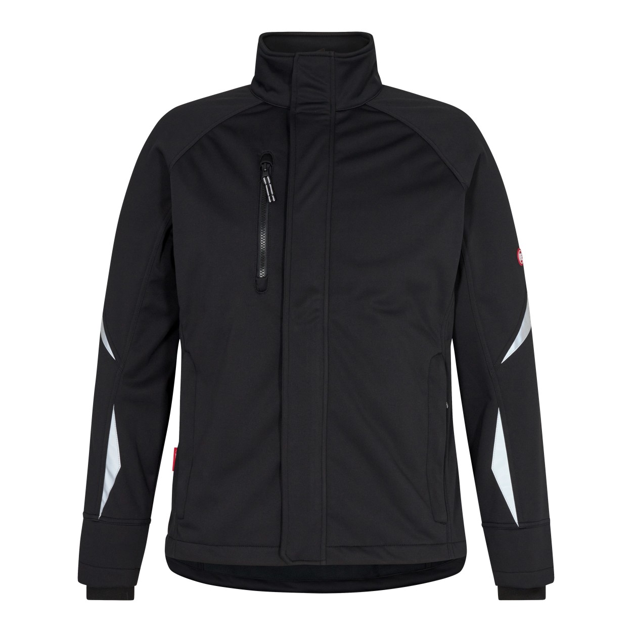 ENGEL Extend 1454-328 Softshelljacke in Schwarz – Vorderansicht
