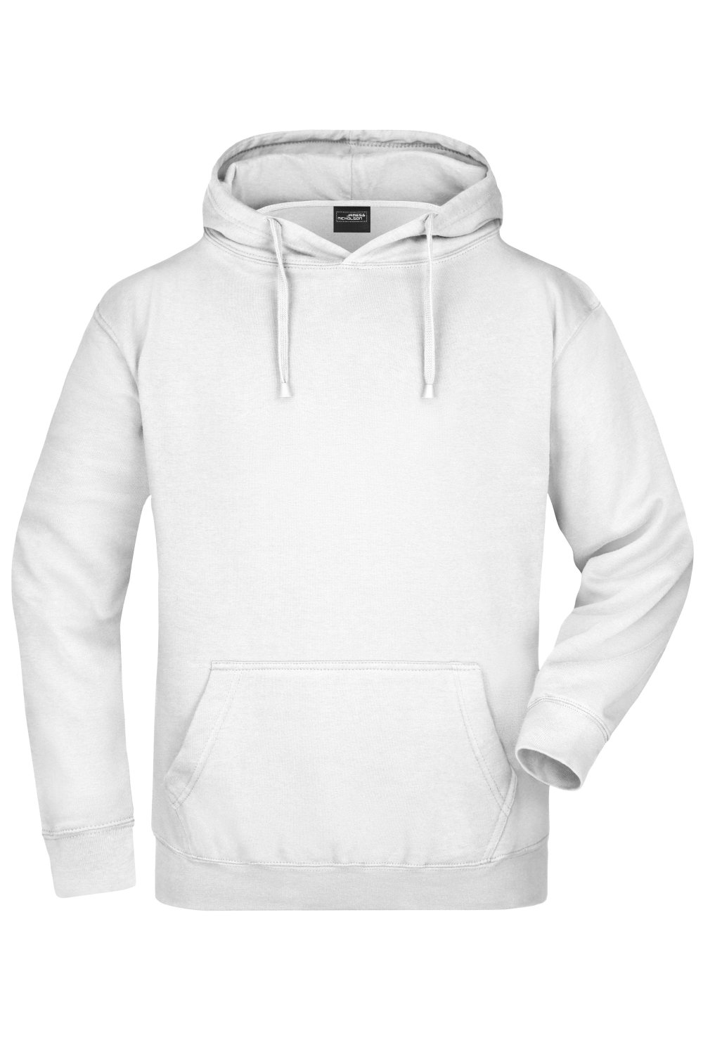 Daiber Hooded Sweat in White – Vorderansicht